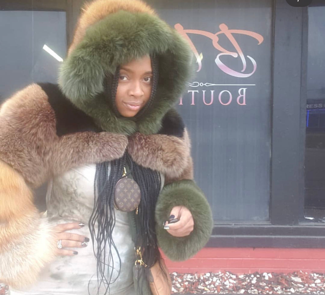 I’m so Hood Custom Fox Fur Sleeve